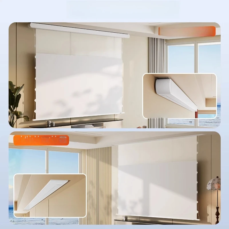 Home Cinema Diy - Household Anti-Light Projection Screen Embedded Ultra