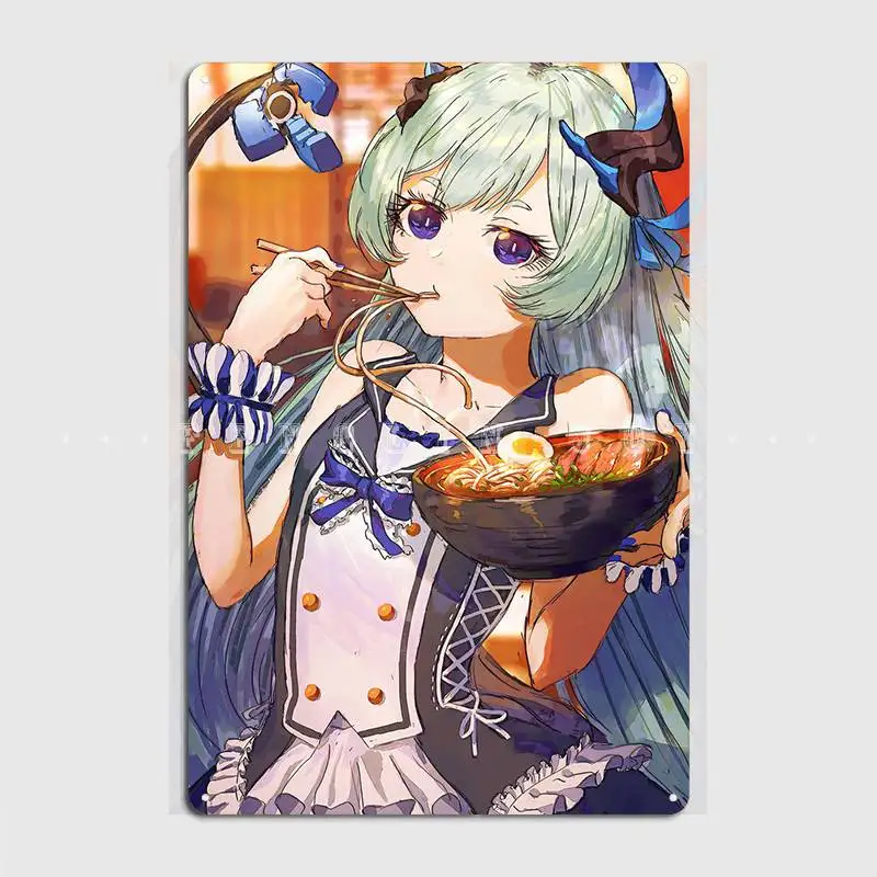 Home Cinema Food - Ramen Japanese Food Metal Sign Cinema