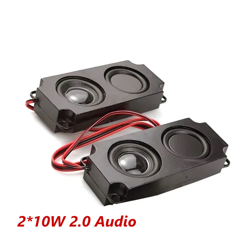 Home Cinema Speaker System - 2*10W Full Range Speaker 2.0 Audio