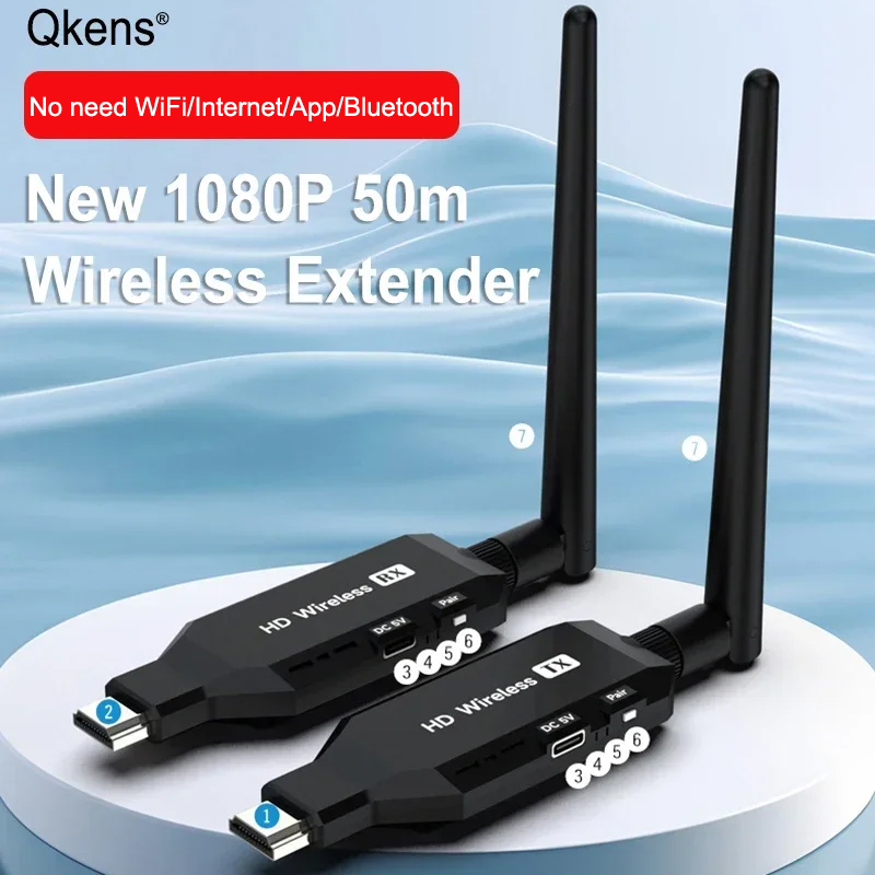 Home Cinema Tv - 1080p 50m Wireless Video Transmitter Receiver