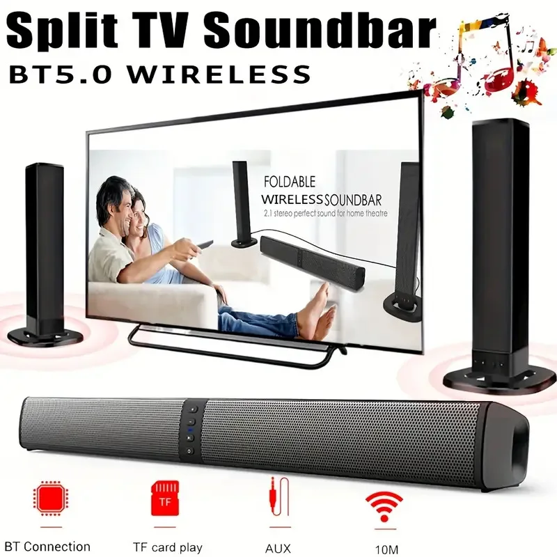 Home Cinema Samsung 5.1 - Wireless Bluetooth TV Sound Bar 2