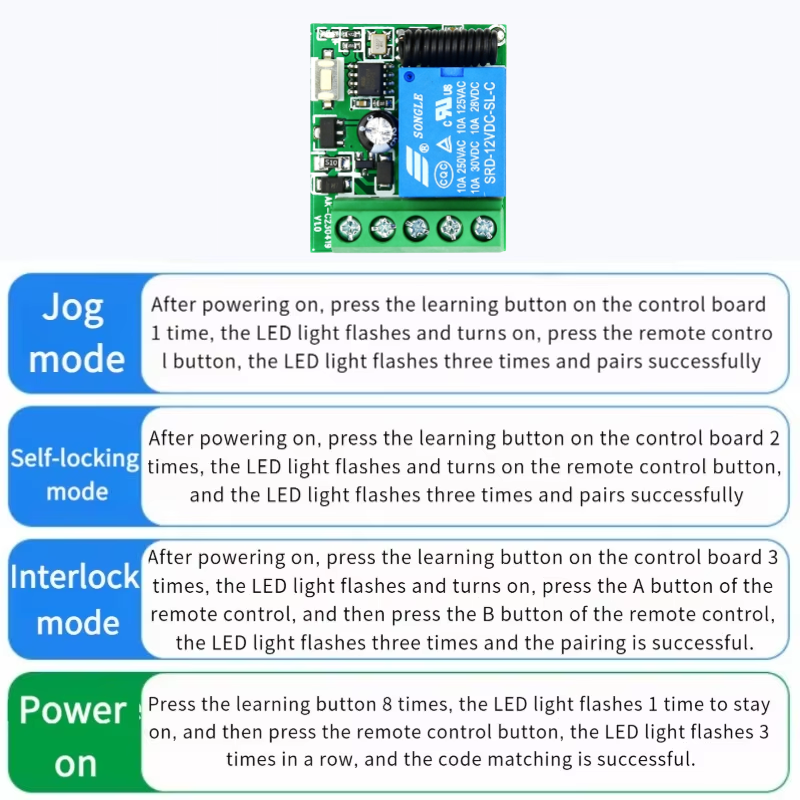 433MHz DIY Wireless Switch DC  – Home Cinema Diy recenzja i cena