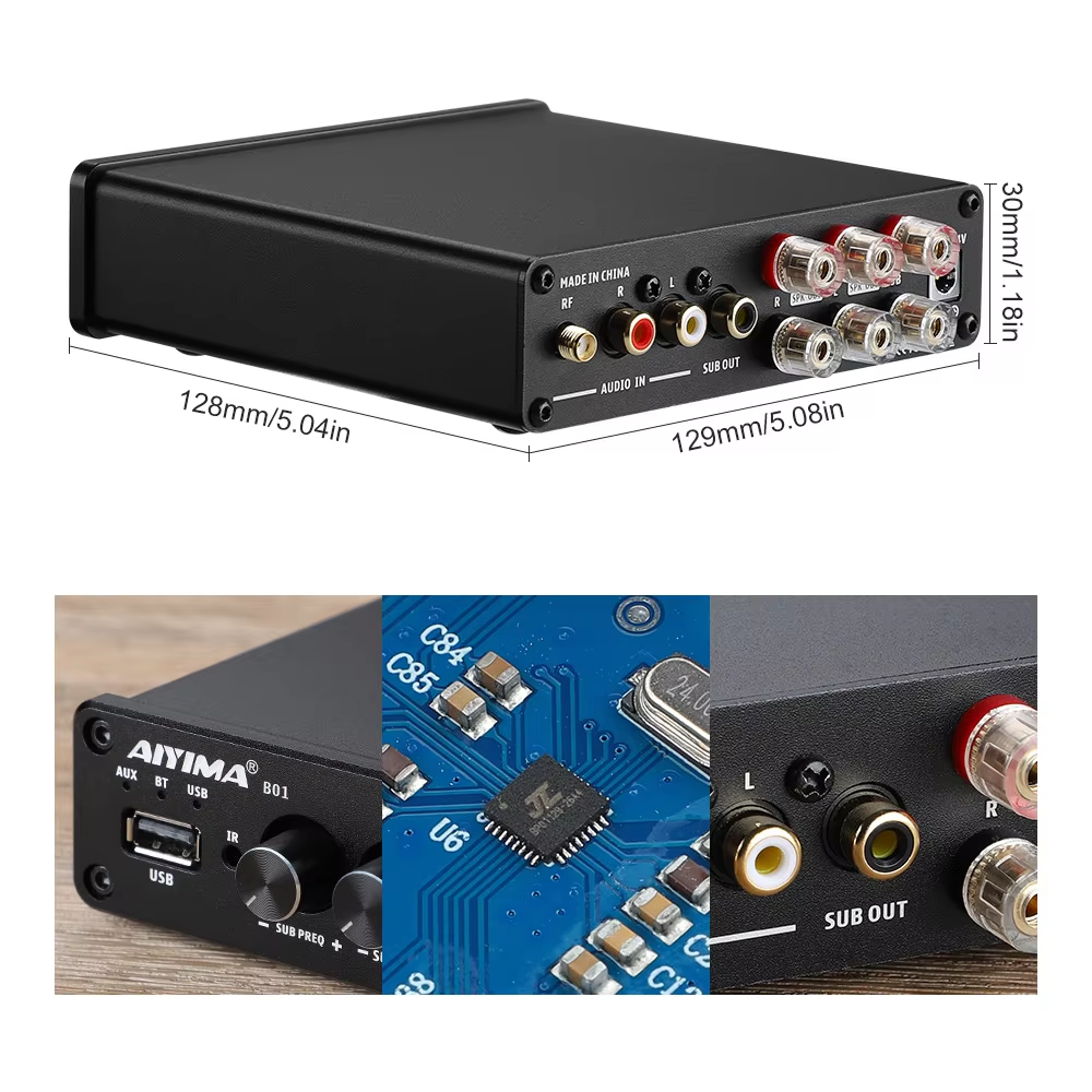 AIYIMA B01 Bluetooth Power Amp – Home Cinema Samsung 5.1 recenzja i cena