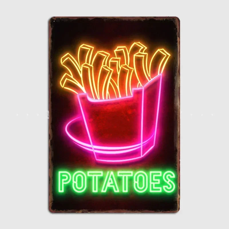 Potatoes Food Neon Sign Retro  – Home Cinema Food recenzja i cena