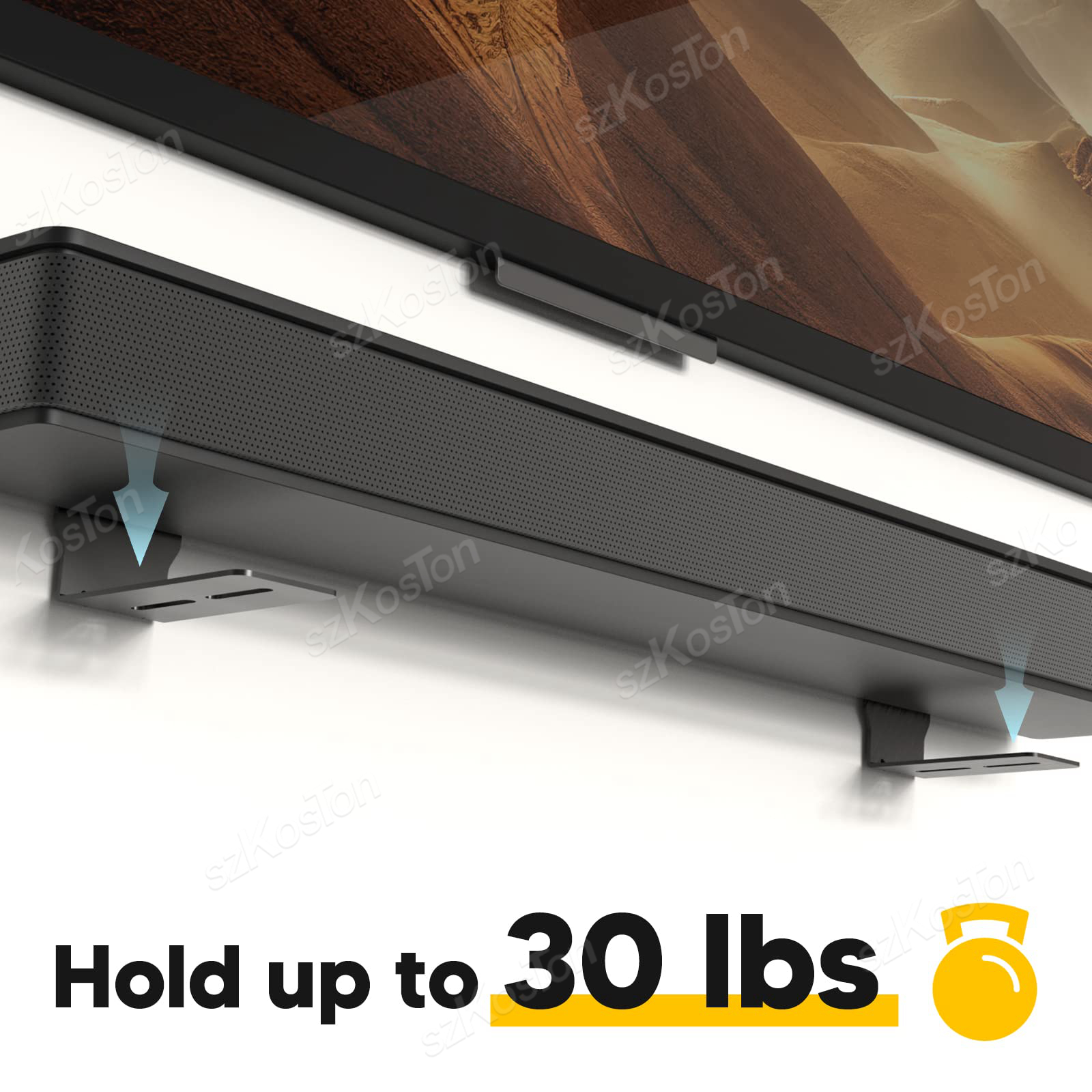 2 PCS Soundbar Mount Wall Brac – Home Cinema Tv recenzja i cena