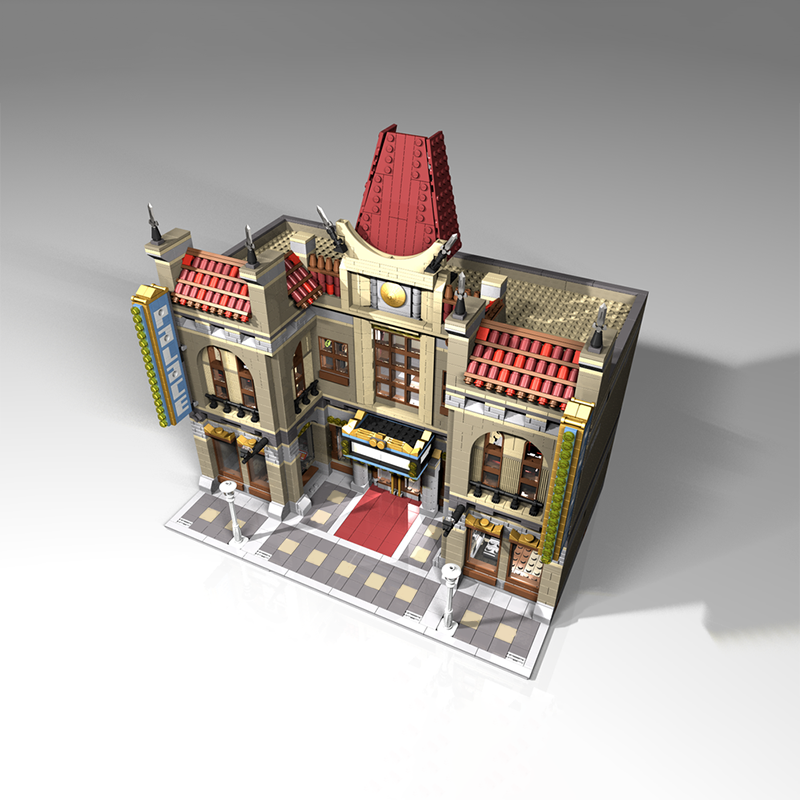 3486PCS MOC Street View Chines – Home Cinema Diy recenzja i cena