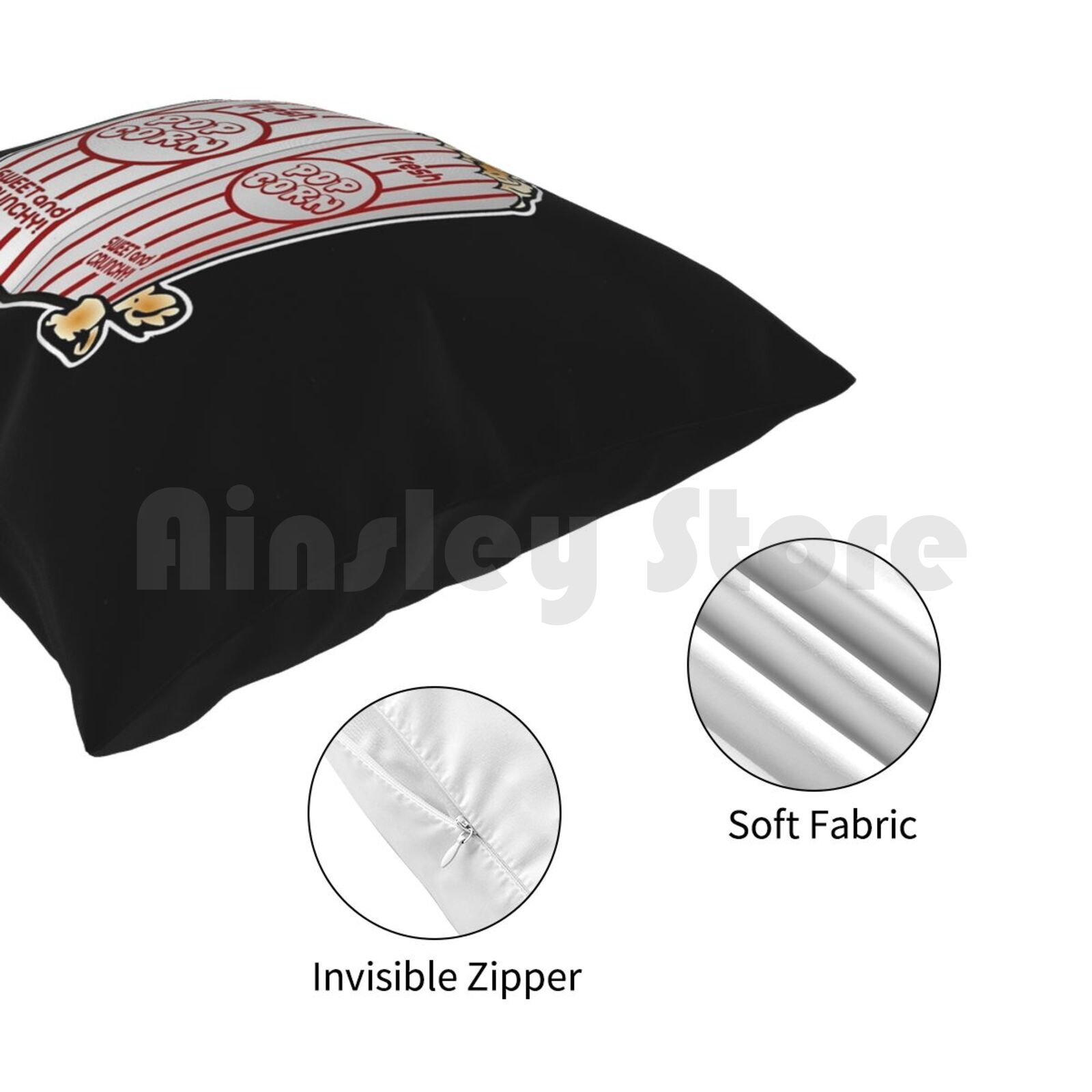 Cinema Popcorn Pack Pillow Cas – Home Cinema Food recenzja i cena