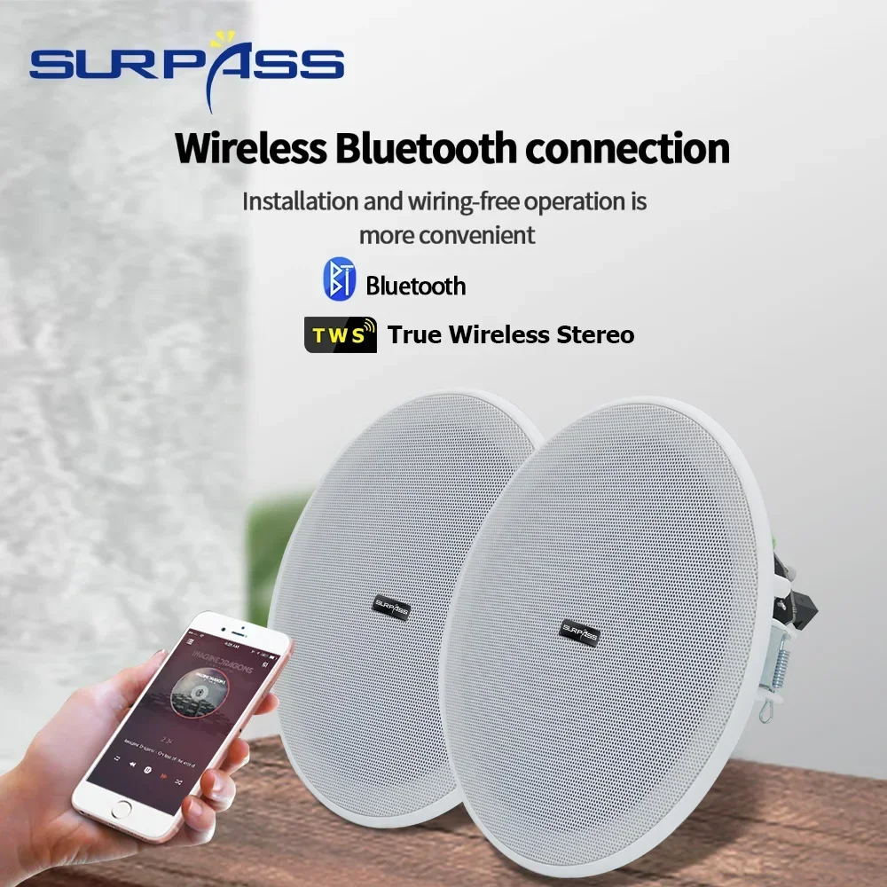 Ceiling Bluetooth Speaker 6inc – Home Cinema Speaker System recenzja i cena