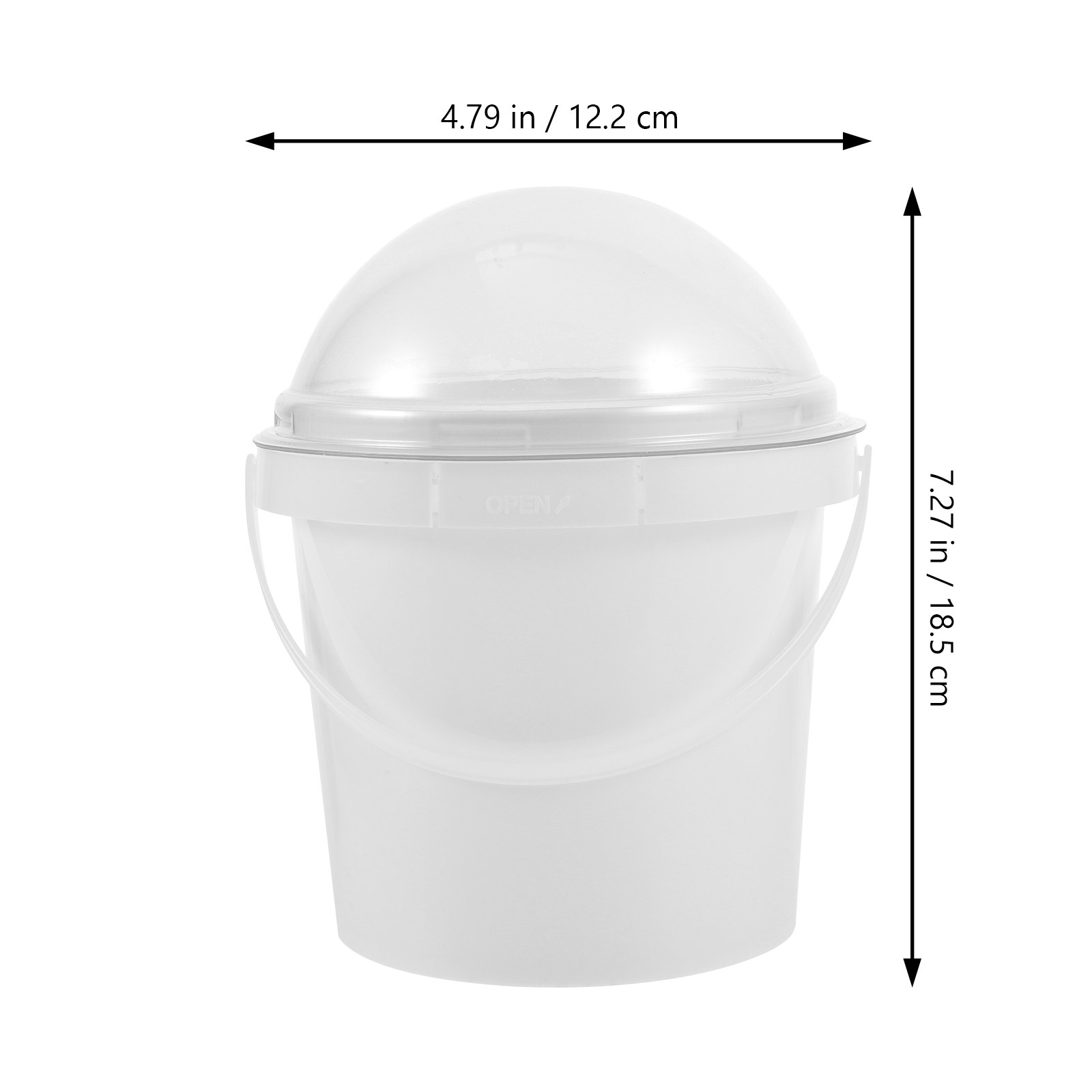 5Pcs Clear Plastic Popcorn Buc – Home Cinema Food recenzja i cena