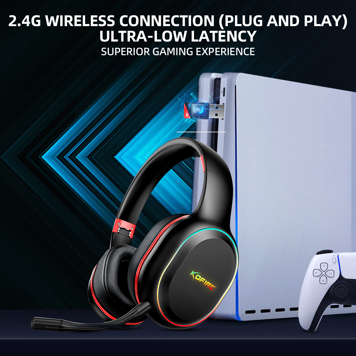 Kofire UG-05 Gaming Headphones – Home Cinema Headphones recenzja i cena