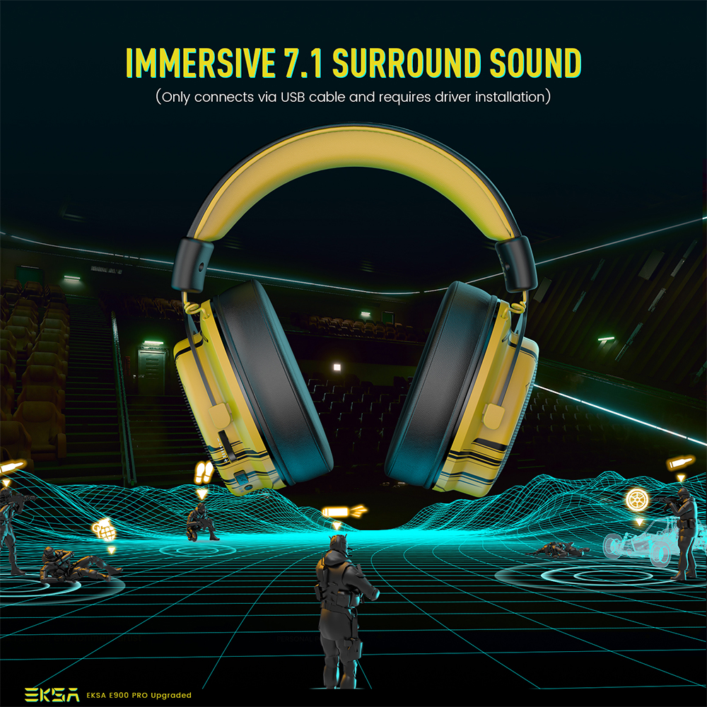 EKSA E900 Pro Upgraded Gaming  – Home Cinema Headphones recenzja i cena