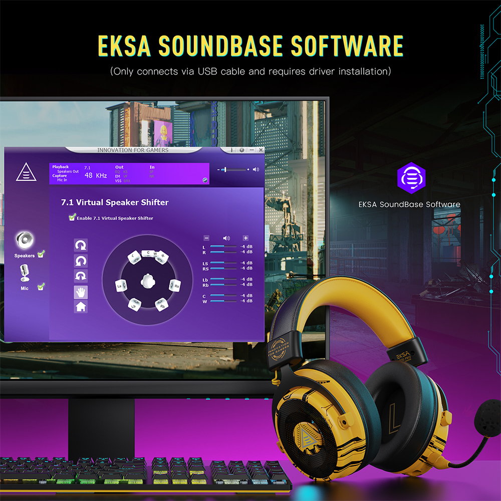 EKSA E900 Pro Upgraded Gaming  – Home Cinema Headphones recenzja i cena