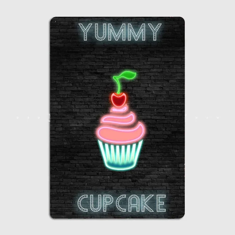 CUPCAKE Food Neon Sign Metal S – Home Cinema Food recenzja i cena