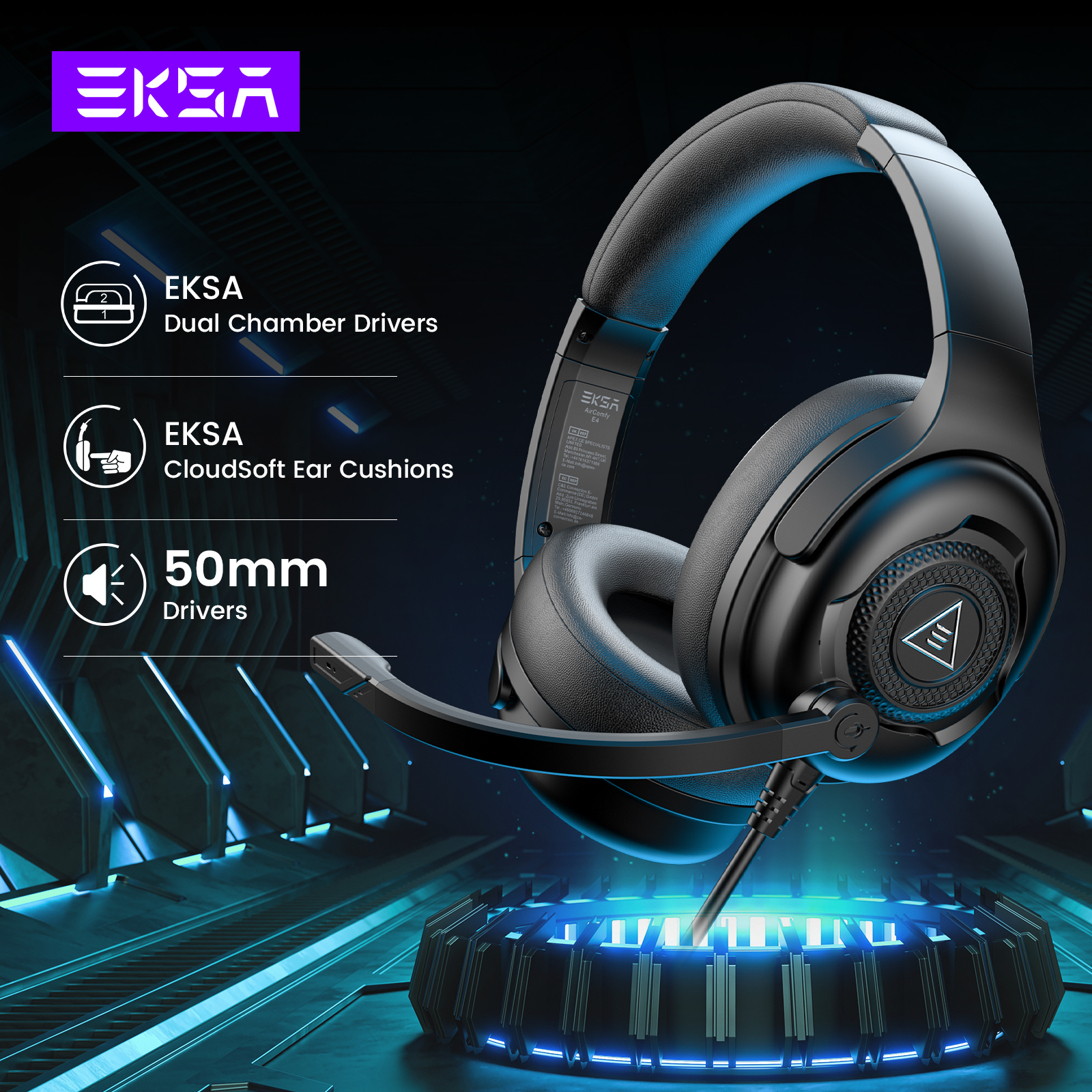 EKSA E4 Wired Headset Gamer 3. – Home Cinema Headphones recenzja i cena