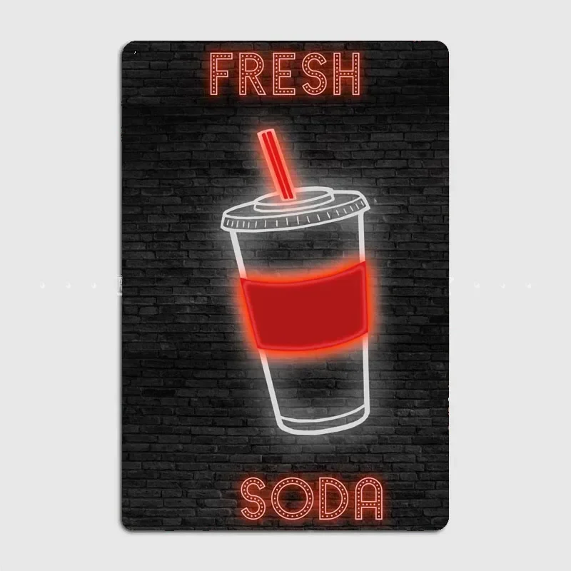 SODA Food Neon Sign Metal Sign – Home Cinema Food recenzja i cena