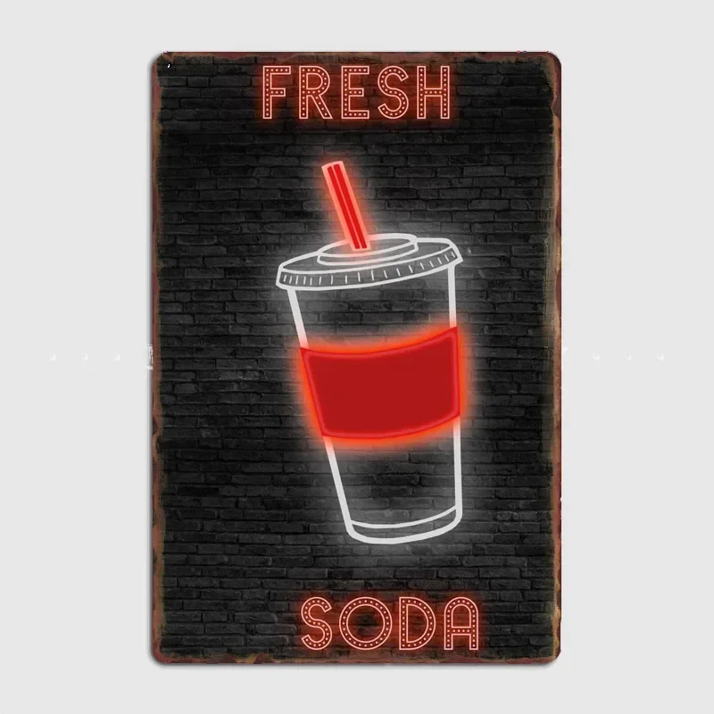 SODA Food Neon Sign Metal Sign – Home Cinema Food recenzja i cena