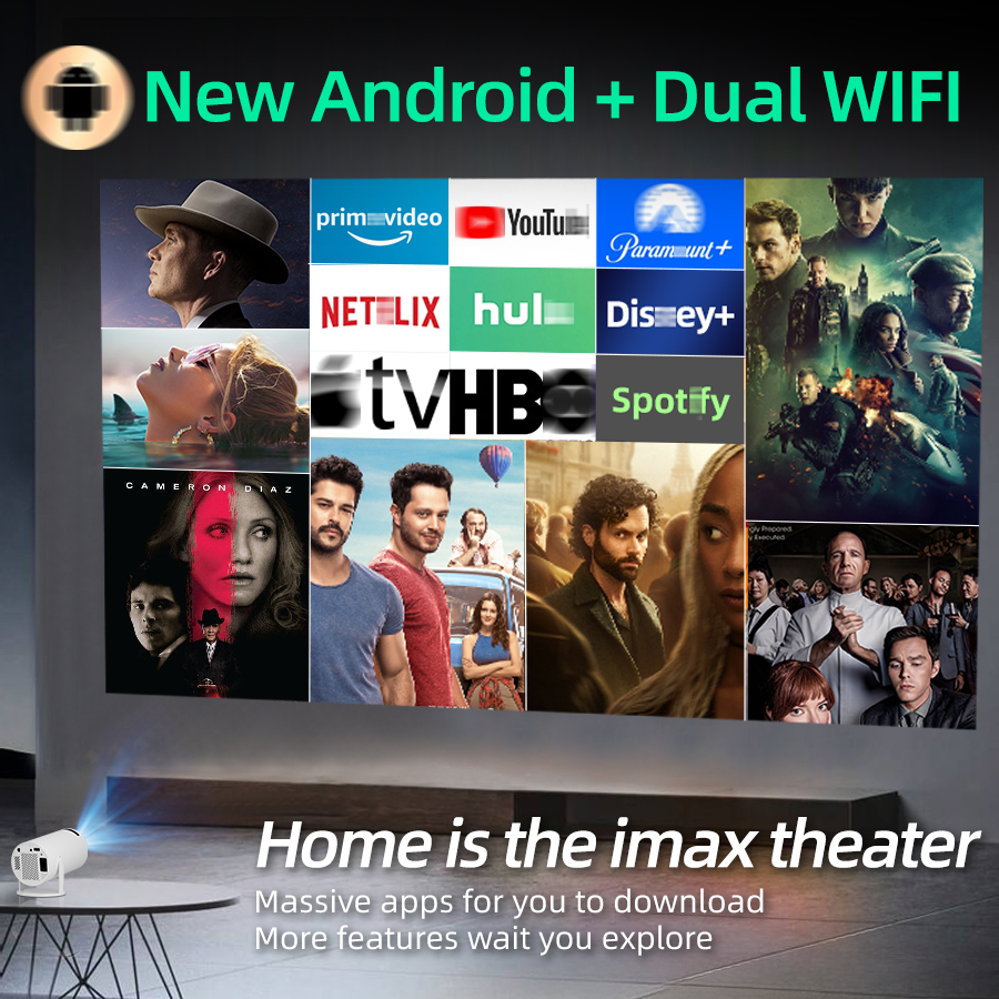 4K home theater projector, bui – Home Cinema Speaker System recenzja i cena