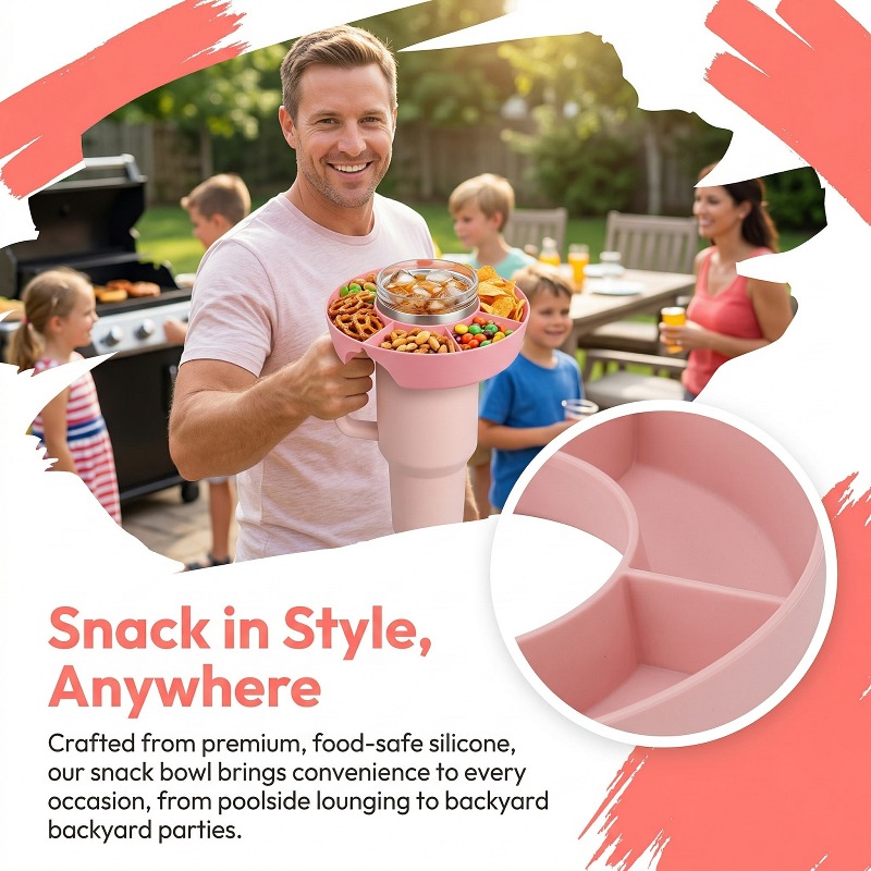 Divided Snack Plate with Cup H – Home Cinema Food recenzja i cena