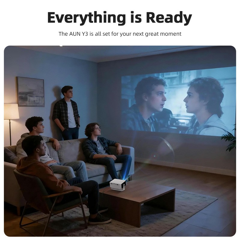 AUN Y3 MINI Projector Home The – Home Cinema Speaker System recenzja i cena