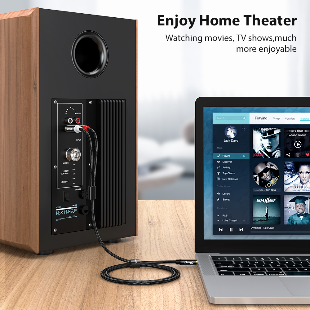 Elough RCA Cable AUX RCA Speak – Home Cinema Tv recenzja i cena