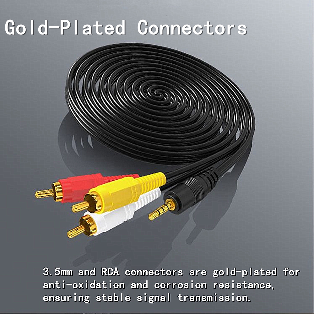 3.5mm to 3 RCA Audio Video Cab – Home Cinema Tv recenzja i cena