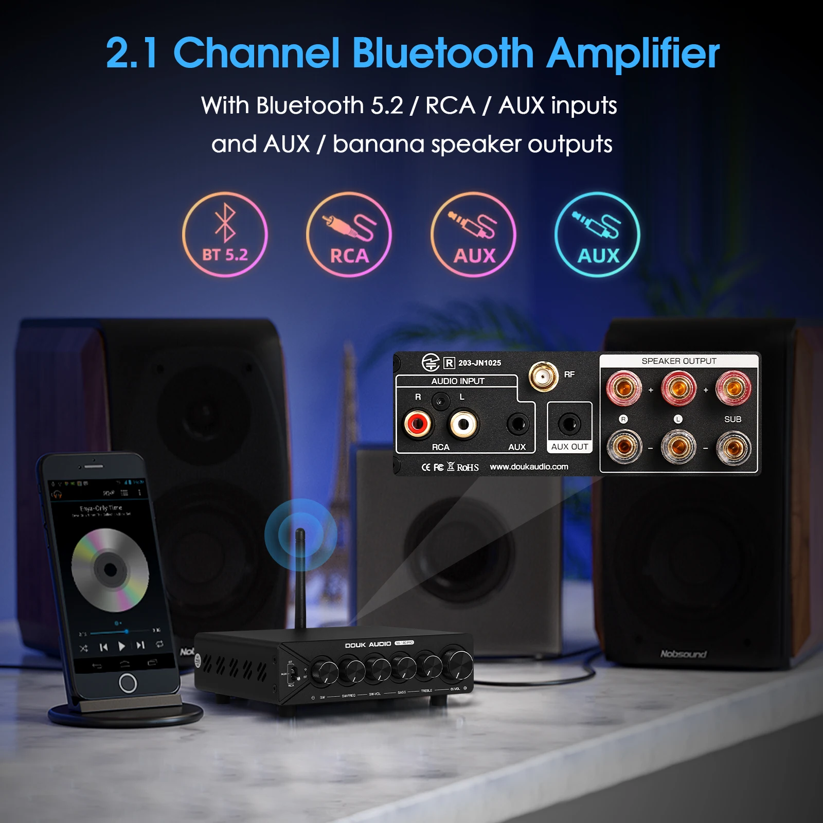 Douk Audio NS-14G-PRO HiFi 2.1 – Home Cinema Samsung 5.1 recenzja i cena