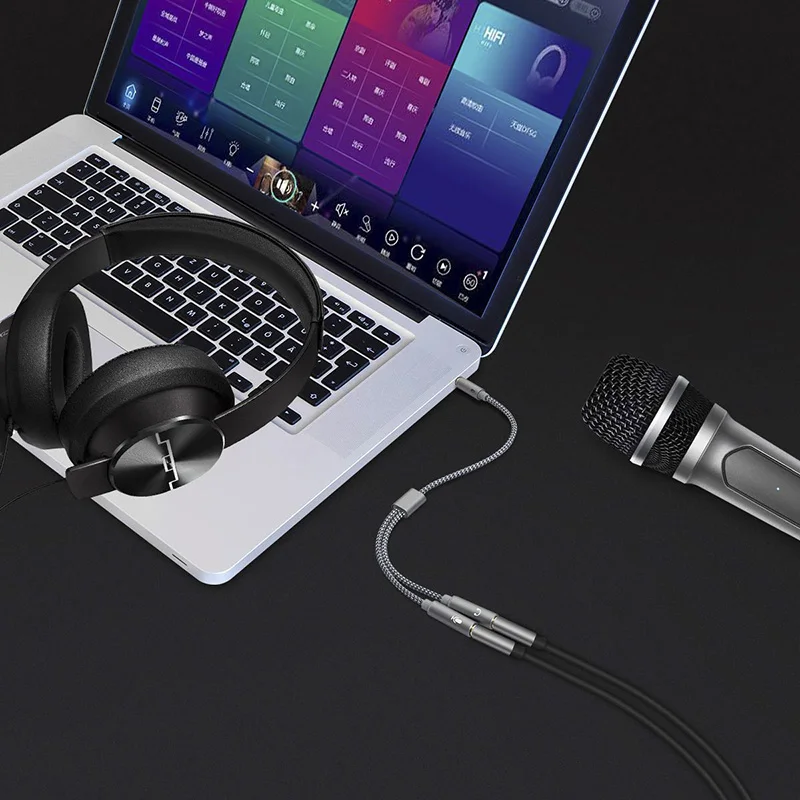 Headset splitter 3.5mm audio m – Home Cinema Headphones recenzja i cena