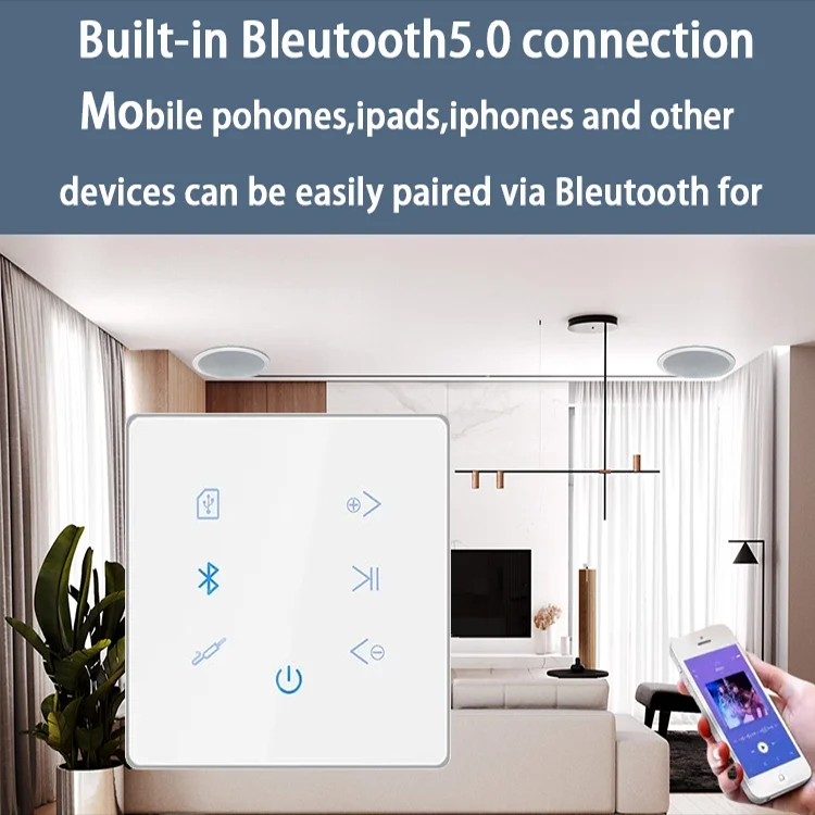 Bluetooth Wall Amplifier Home  – Home Cinema Speaker System recenzja i cena