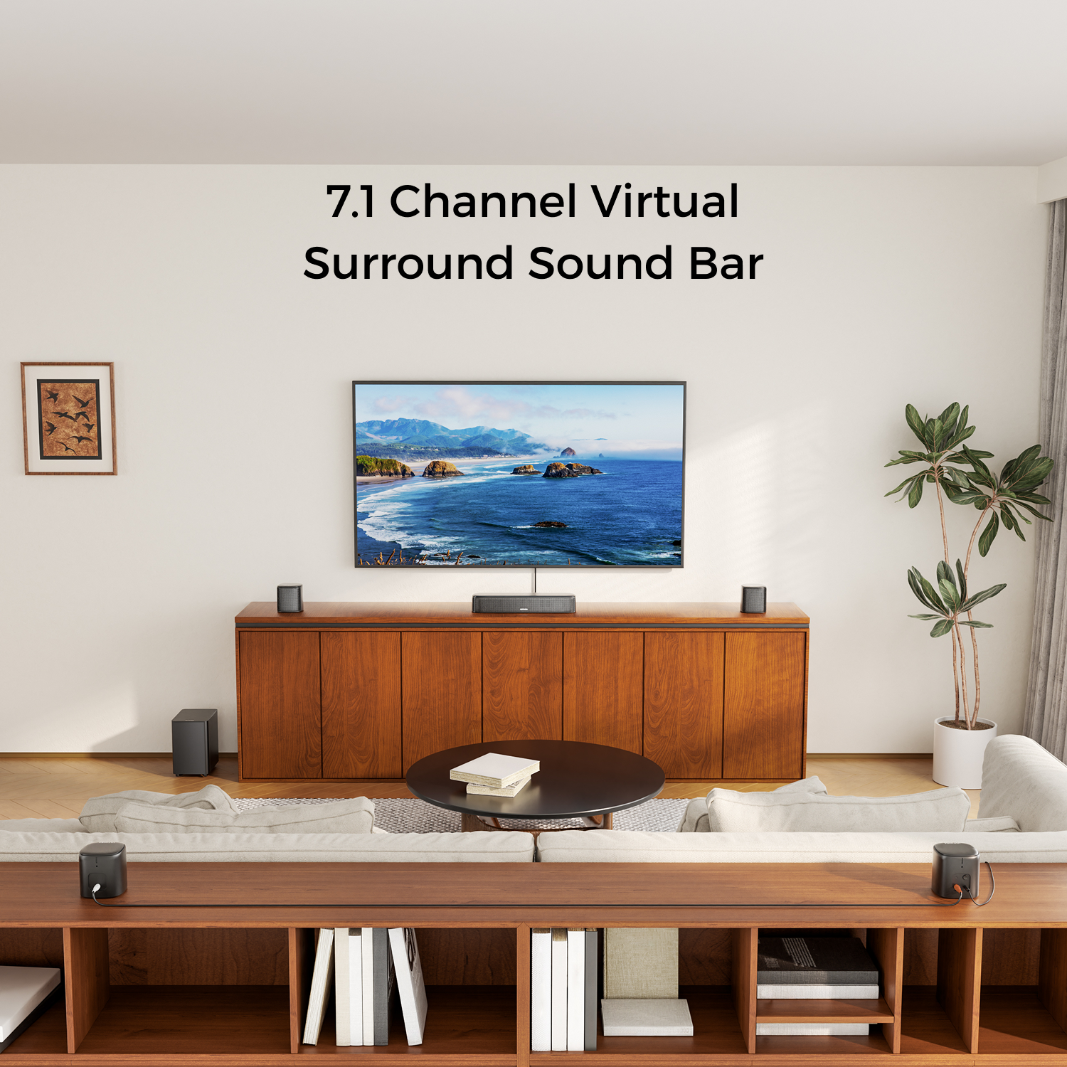 ULTIMEA 7.1 Channel Sound Bar  – Home Cinema Speaker System recenzja i cena