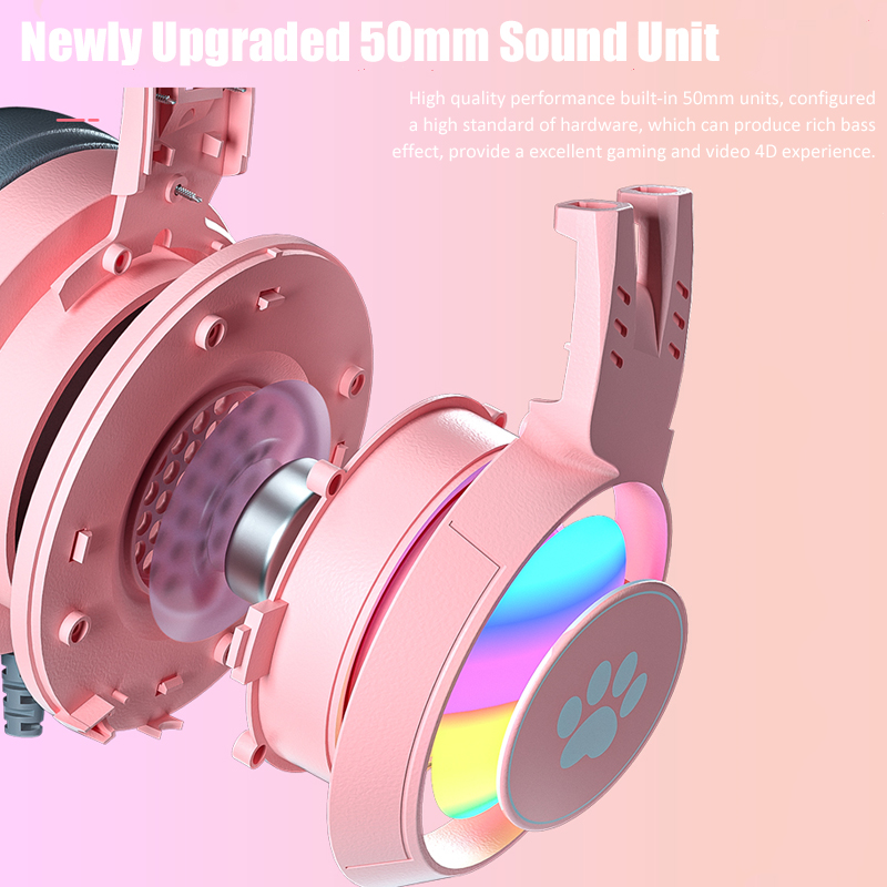 Cute Cat Ear Gaming Headphones – Home Cinema Headphones recenzja i cena