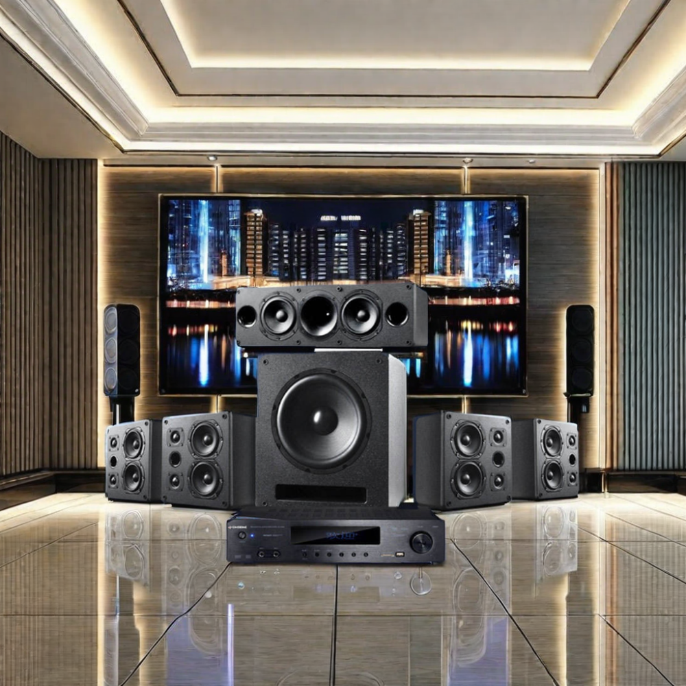 New H5 Home Theatre Audio Kit  – Home Cinema Speaker System recenzja i cena