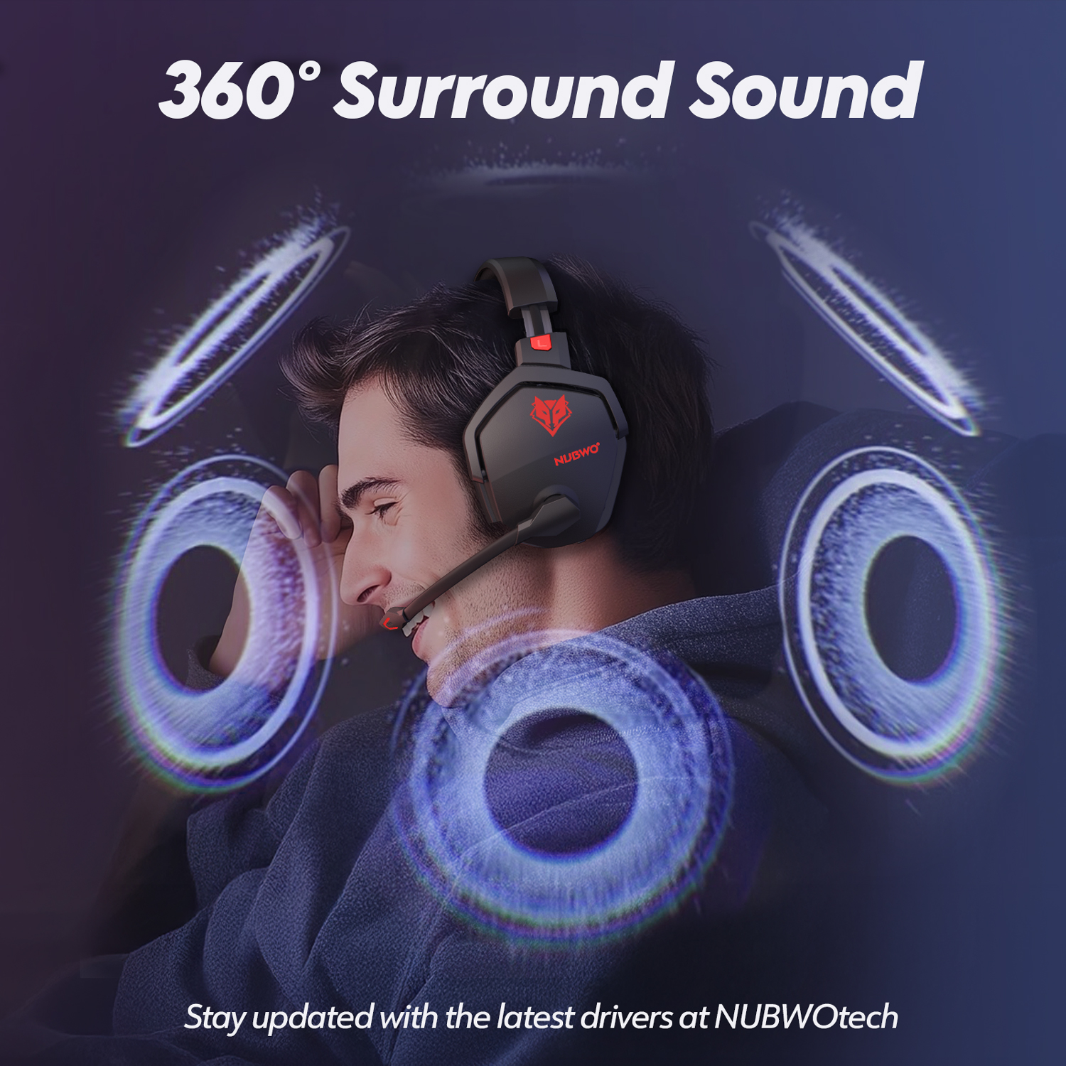 NUBWO G06 Dual Wireless Headse – Home Cinema Headphones recenzja i cena