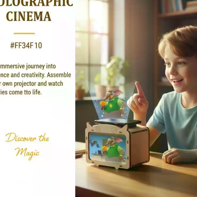 1Set DIY Holographic Display 3 – Home Cinema Diy recenzja i cena