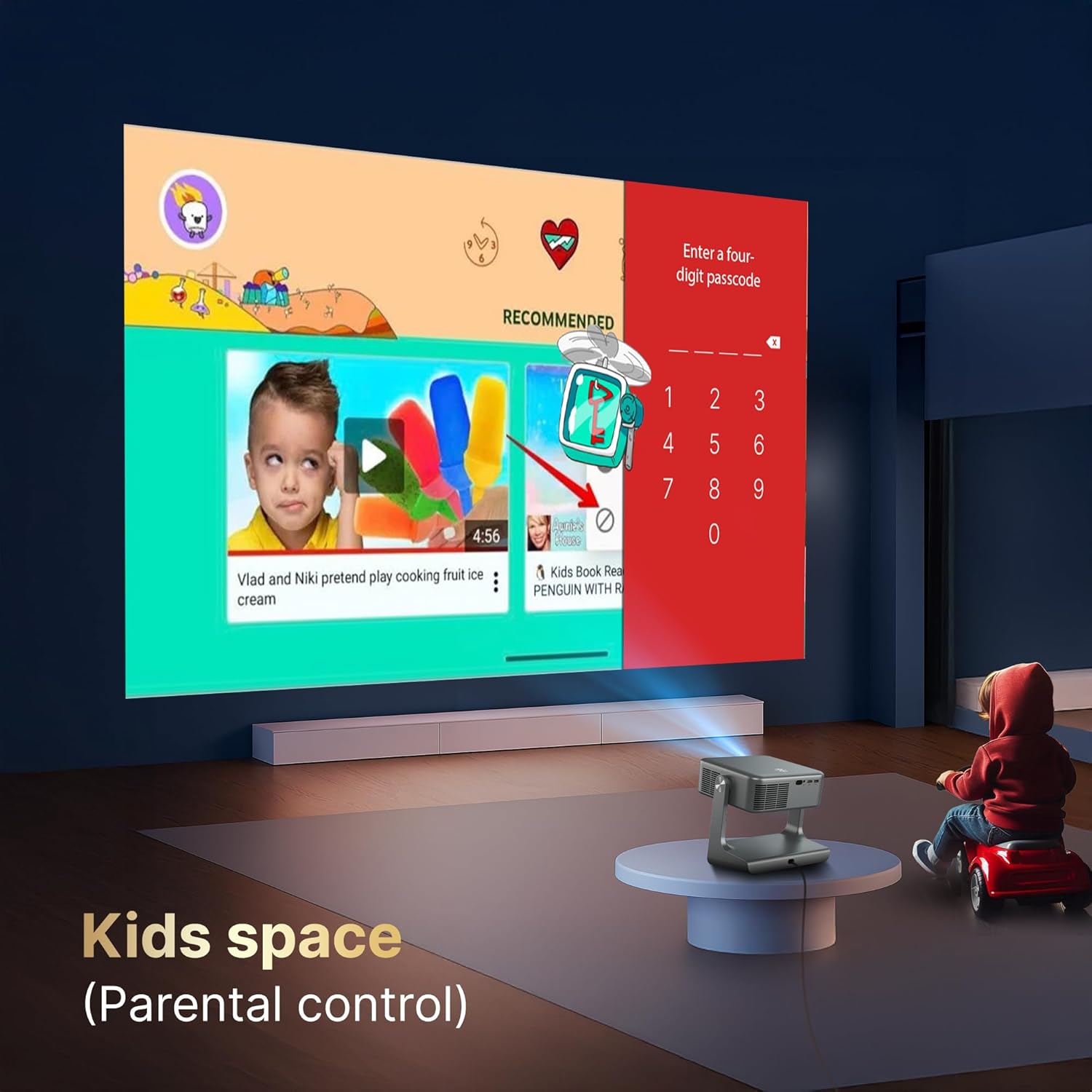 Mini Portable 4K Google TV OS  – Home Cinema Tv recenzja i cena