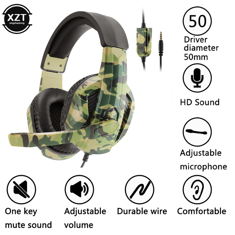 Camouflage Gaming Headset 3.5m – Home Cinema Headphones recenzja i cena