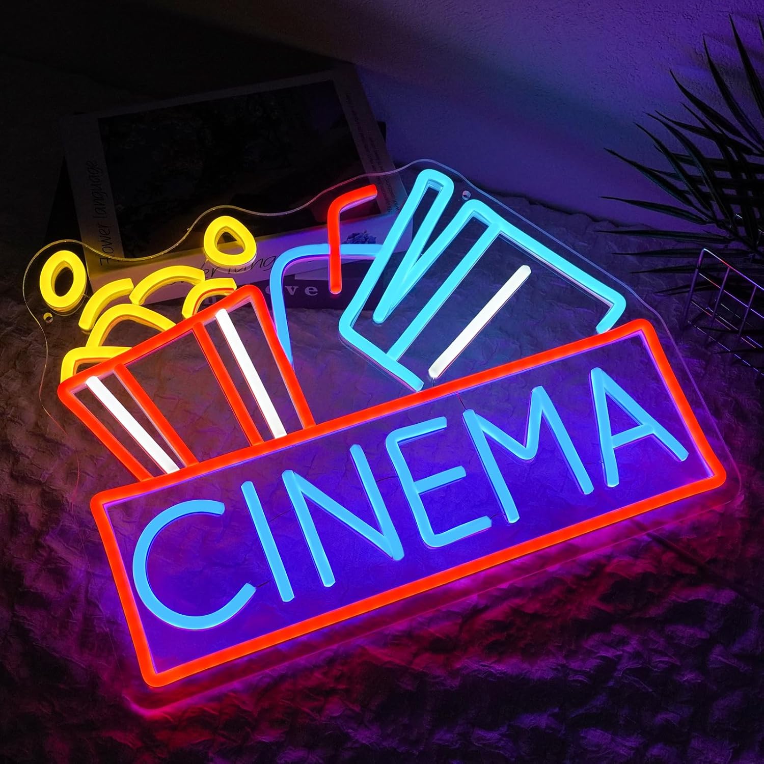 Popcorn Neon Sign Dimmable Foo – Home Cinema Food recenzja i cena