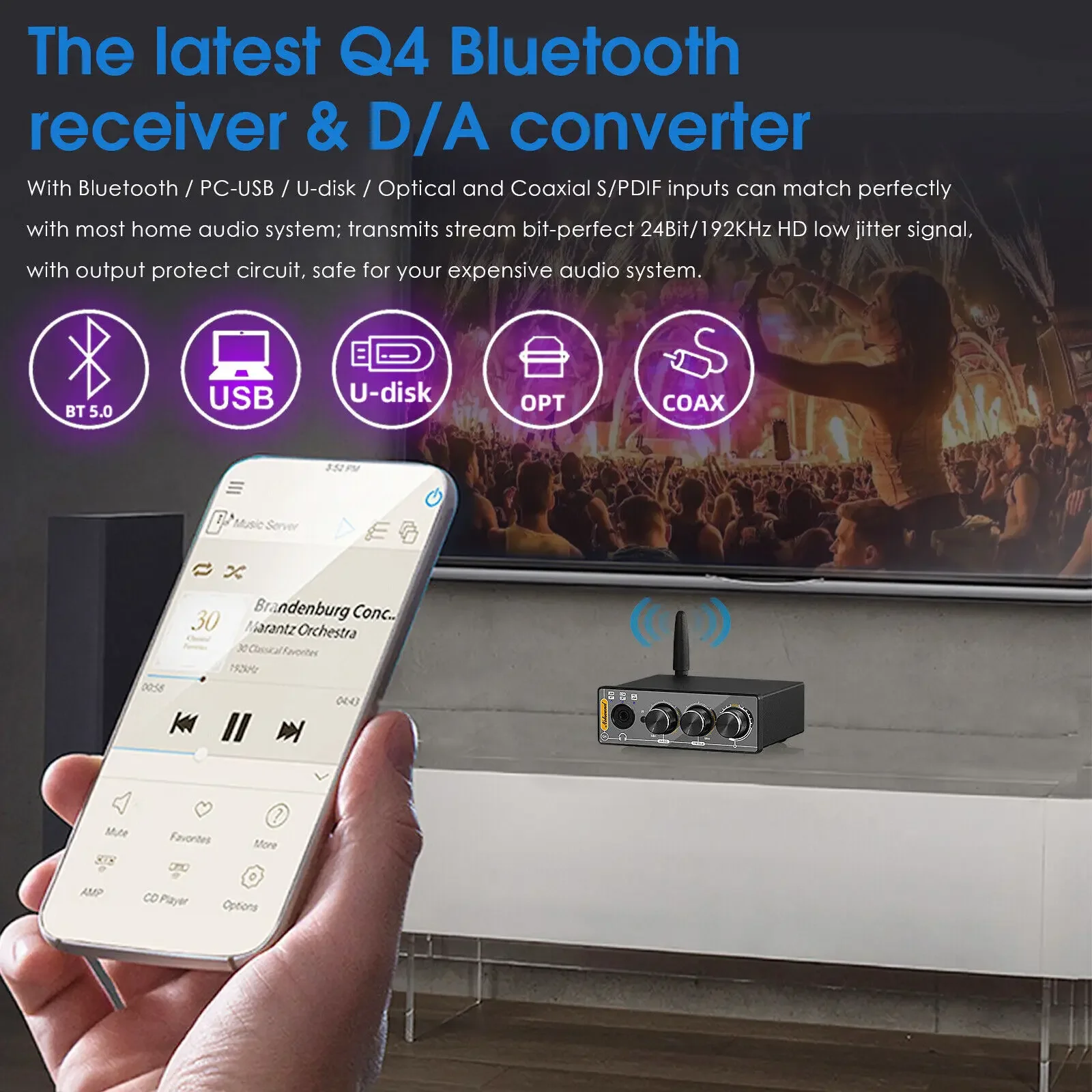 Nobsound Q4 Mini Ddigital to A – Home Cinema Samsung 5.1 recenzja i cena